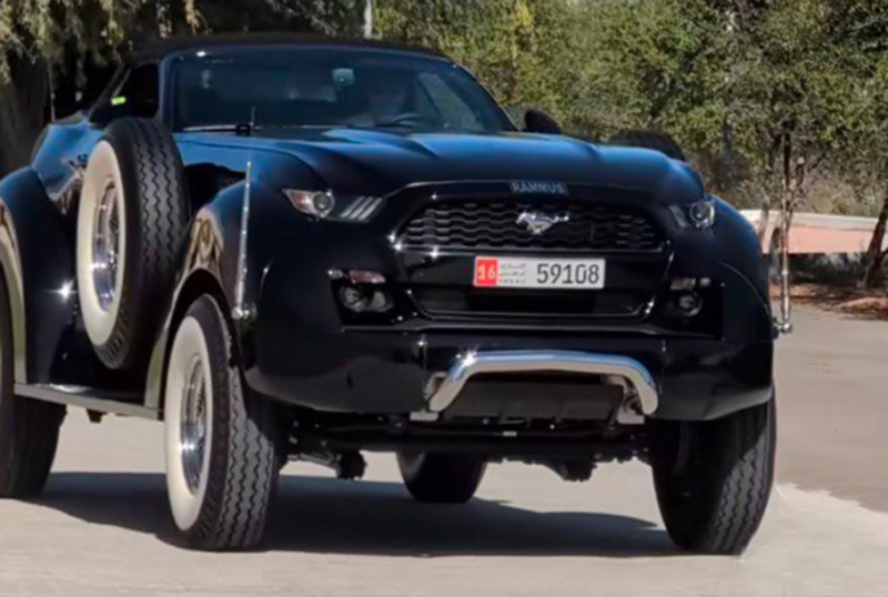 Для арабского шейха построили самый большой в мире Ford Mustang
