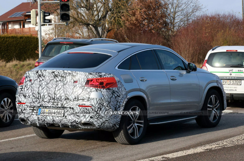 Обновленный Mercedes-Benz GLE получит оптику с трехлучевыми звездами