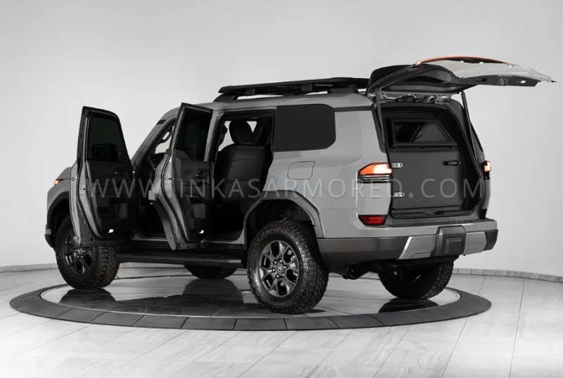 Показан первый бронированный Lexus GX нового поколения
